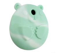 Funda protectora de silicona suave con correa de mano para máquina virtual Tamagotchi Pix, mantiene el dispositivo a salvo de daños diarios (verde)