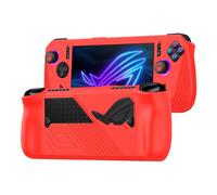 Funda Protectora de Silicona Suave para ASUS ROG Ally X, Funda para Consola portátil para ROG Ally X, Funda para Consola de Juegos, Accesorios para Juegos (Rojo)