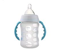 Funda Protectora de Silicona Suave para Botella de Leche, Funda Anticaída, para Viaje a Casa, 3 uds., 8,5x5,7x5,7 Cm (WHITE)