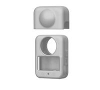 Funda protectora de silicona suave para cámara de acción DJI Osmo 360, cubierta de lente de ajuste personalizado con agarre texturizado para un mejor manejo, ligera negra o gris para uso diario y