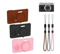 Funda protectora de silicona suave para cámara Kodak Pixpro C1, color rosa