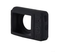 Funda protectora de silicona suave para cámara KODAK PIXPRO FZ55 | A prueba de golpes para una cubierta delgada con recortes precisos | Piel ligera antiarañazos en negro, blanco, rojo y azul (negro)