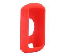 Funda protectora de silicona suave para Garmin Edge 850 GPS con diseño absorbente de golpes y recortes precisos para botones, color negro (rojo)