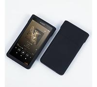Funda protectora de silicona suave para Sony Walkman NW-WM1AM2 WM1AM2 NW-WM1ZM2 WM1ZM2 (Negro)