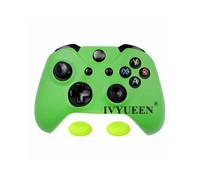 Funda protectora de silicona suave verde para mando de Microsoft Xbox One (negro, verde y azul)