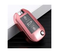 Funda Protectora De Silicona TPU para Llave De Coche 3 Unidades para Peugeot 3008 208 308 508 408 2008 307 4008(Pink)