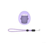 Funda protectora de silicona ultrafina con cordón para dispositivo virtual Tamagotchi Paradise diseñado para evitar arañazos y caídas (morado)