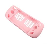 Funda protectora de silicona y funda de agarre ergonómico para Legion para consola de juegos portátil, material suave y flexible con ajuste personalizado, protección contra arañazos y golpes (rosa)
