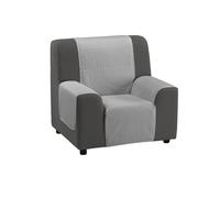 Funda protectora de sofá acolchada 1 plaza gris claro donegal collections