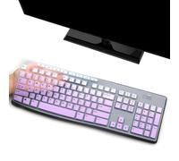 Funda protectora de teclado para teclado Logitech MK275 MK270, Logitech K200 K260 K270 MK200 MK260 Ultra Thin Desktop PC Silicone Keyboard Cover-OPurlple