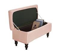 Funda protectora de terciopelo para otomana - Reposapiés plegable - Tejido elegante para decoración y organización del hogar