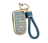 Funda Protectora De TPU con 5 Botones para Llave De Coche para Dodge(Gray,Set 2)
