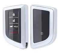 Funda protectora de TPU de 360 grados, compatible con Acura MDX RDX 2022, llavero remoto de entrada sin llave, color plateado