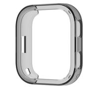 Funda protectora de TPU para Amazfit Bip Max, media cubierta, ligera, resistente a los golpes, con acceso a todos los botones y puertos (negro)