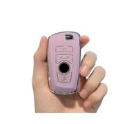 Funda Protectora De TPU para Llave Coche con Llavero para 1 3 5 7 X1 X3 X4 X5 F10 F15 F16 F20 F30 F18 F25 M3 M4 E34(Purple,Case)