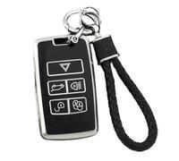 Funda Protectora De TPU para Llave Coche para Jaguar XE para E-Pace Y XF(Black Sliver)