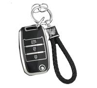 Funda Protectora De TPU para Llave Coche para KIA para Rio 3 K2 K3 K4 K5 para Sportage para Picanto para Optima para Soul para Ceed para Sorento(Black Set 1)