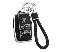 Funda Protectora De TPU para Llave De Coche para Jaguar XE XJ XF para Guitarra(Black Sliver)