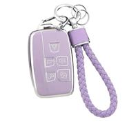 Funda Protectora De TPU para Llave De Coche para Jaguar XE XJ XF para Guitarra(Purple)