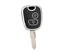 Funda Protectora De TPU para Llave Inteligente Coche Llavero con Llavero para Citroën C1 C2 C3 C4(Black Sliver,Case)