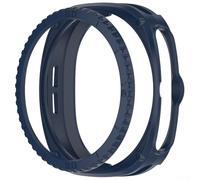 Funda protectora de TPU para Samsung Watch8 Classic de 47 mm con diseño de armadura hueca con anillo de escala para una defensa duradera (verde (azul (definido))