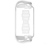 Funda protectora de TPU resistente para Legion GO S con resistencia de patrón antideslizante y alineación precisa para todas las funciones de pantalla y botón (transparente)