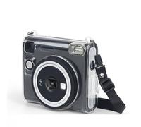 Funda protectora de transporte con cordón para Instax Square SQ40, funda protectora de cristal transparente para cámara Square SQ40, Transparent, Funda protectora de transporte para Instax Square SQ40