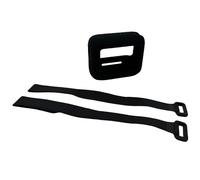 Funda protectora de transporte de pie para JBL GO 4, funda de silicona portátil BT con correa para el hombro, funda de transporte impermeable para altavoz (negro)