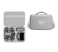 Funda protectora de transporte para DJI Avata 360, bolsa de hombro portátil rígida de PU, impermeable y a prueba de golpes, compatible con el mando RC 2, el cargador, las hélices y otros (Gris)