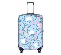 Funda protectora de viaje con diseño de peces bonitos, elástica, resistente a los arañazos, varios tamaños, White, XL