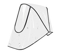 Funda protectora de viaje para bebé - Funda para lluvia y viento para cochecito de bebé, protector contra la lluvia para viaje de bebé con cremallera | Funda para cochecito con cremallera transparente