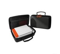 Funda protectora de viaje para impresora Liene Amber M110, color negro | Diseño de ajuste personalizado, EVA que absorbe los golpes, resistente al polvo, cierre de cremallera seguro, acabado negro