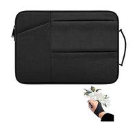 Funda protectora de viaje para tablet de dibujo compatible con Xp-pen Deco01 V2, Deco03, Star03, Deco Pro Small, GAOMON M106K, Huion HS611 funda de almacenamiento para tablet gráfica (negro)