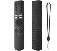 Funda Protectora del Mando a Distancia para Xiaomi XMRM-ML,Funda Protectora de Silicona Antideslizante y Anti-caída con Cordón para Xiaomi XMRM-ML Accesorios del Mando a Distancia (Negro)