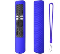 Funda Protectora del Mando a Distancia para Xiaomi XMRM-ML,Funda Protectora de Silicona Antideslizante y Anti-caída con Cordón para Xiaomi XMRM-ML Accesorios del Mando a Distancia (Azul)