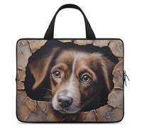 Funda protectora delgada para portátil de 17 pulgadas, diseño de cachorro pobre