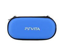 Funda Protectora Dura de Transporte para PS Vita, Bolsa de Viaje a Prueba de Golpes, Organizadora Portátil con Bolsa de Malla (Azul)