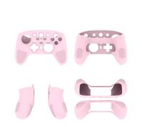 Funda Protectora el Mando inalámbrico para 8Bitdo Ultimate 2 Funda de Silicona para el Mando de Juegos Funda Anti caída a Prueba de Polvo Funda de Concha de Color sólido (Rosa)