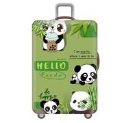 Funda Protectora EláStica para Maleta,3D Cielo Estrellado Funda Maleta,Lavable,AntiarañAzos,Fundas para Maletas De Viaje,18-32 Pulgadas Luggage Cover,NiñOs, Ado,Adultos (Panda,M(22-24inch))