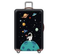 Funda Protectora EláStica para Maleta,3D Cielo Estrellado Funda Maleta,Lavable,AntiarañAzos,Fundas para Maletas De Viaje,18-32 Pulgadas Luggage Cover,NiñOs, Ado,Adultos (Planeta,S(18-21inch))