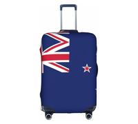 Funda protectora elástica para maleta, lavable, antiarañazos, de 45,7 a 81,3 cm, diseño de bandera de Nueva Zelanda, White, S
