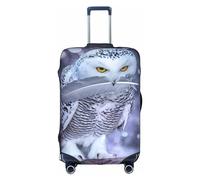 Funda protectora elástica para maleta, para equipaje de 18 a 30 pulgadas, diseño de búho ártico, Arctic Owl, L