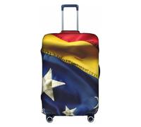 Funda protectora elástica y lavable con bandera de Venezuela para maleta, antiarañazos, funda de viaje, blanco, X-Large, blanco, X-Large