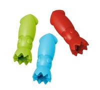 Funda protectora ergonómica con forma de calamar creativa, materiales de silicona, protector de escritura multiusos, tapa protectora de dibujos animados, multicolor