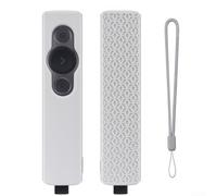 Funda protectora ergonómica de silicona para Logitech Spotlight Remote evita caídas y mejora la usabilidad (blanco)