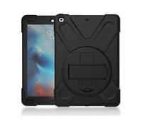 Funda protectora - ESTUFF - iPad Air - Negra - Diseño rígido - Correas incluidas
