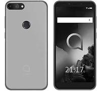 Funda Protectora Flexible Compatible con Alcatel 1S (2019) 5024F 5024D, Funda Protectora Flexible de Gel de Silicona TPU Suave Mate Ultra Suave y Delgada Transparente