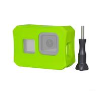 Funda protectora flotante, para GoPro8, protección ligera antihundimiento, para deportes acuáticos, natación, buceo, accesorios de cámara de acción (verde)