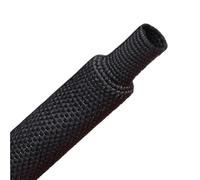 Funda Protectora for Cable Trenzado termorretráctil de Pet, 1-10 m, Color Negro y Naranja, Suave(Black,8MM*1M)