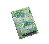 Funda protectora for cuaderno A5 A6 con diseño de conejo de pastizales, funda for planificador, funda protectora for diario, suministros de papelería de oficina para Mujeres y Hombres(A5)